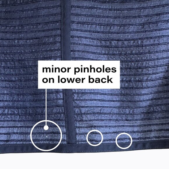 Akris Punto Blue Tone Blazer Sz 6 Jacket 100% Silk Striped Textured Office Siren - Picture 9 of 10